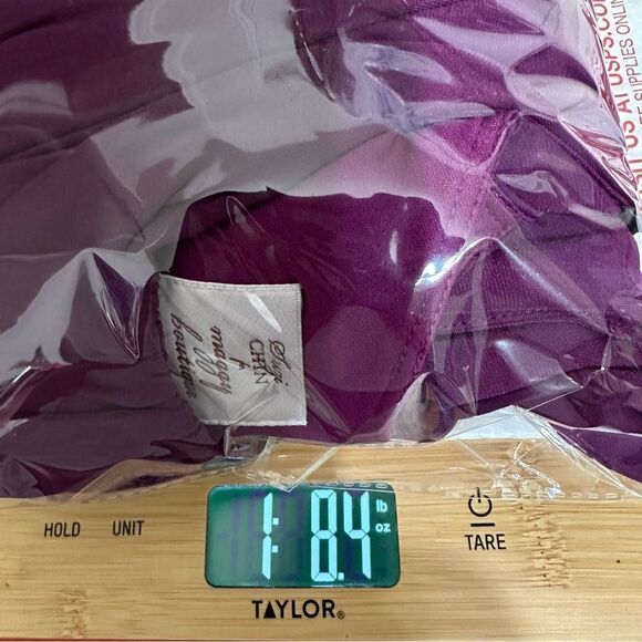 SUZI CHIN FOR MAGGY BOUTIQUE PURPLE SHEATH STRETCH DRESS PLUS SIZE 20W - Picture 9 of 10